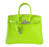 Hermes Birkin 35 Kiwi Candy Series New Front Open