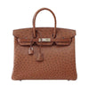 Hermes Birkin 35 Ostrich Etrusque Bag 