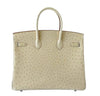 Hermes Birkin 35 Ostrich Parchemin New Back