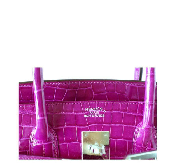 Hermes Birkin 35 Rose Crocodile New Embossing