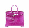 Hermes Birkin 35 Rose Crocodile New Open