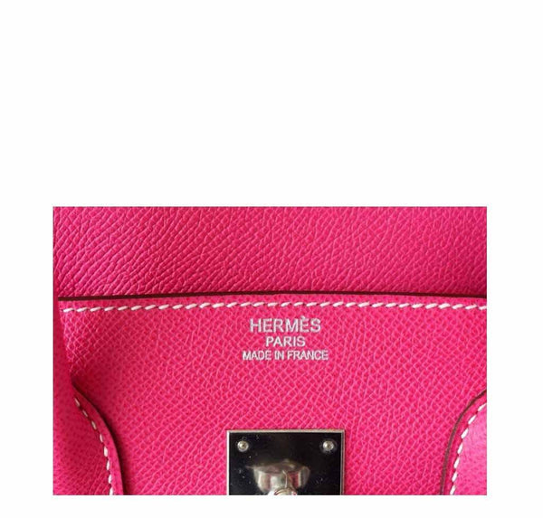 Hermes Birkin 35 Rose Tyrien New Embossing