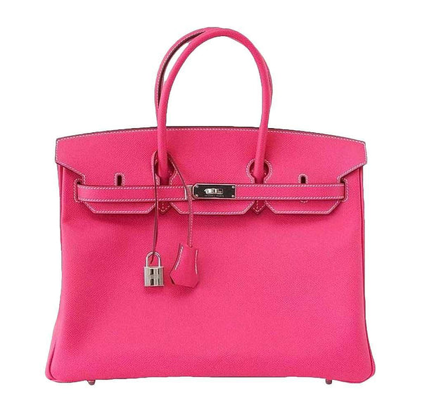 Hermes Birkin 35 Rose Tyrien Bag