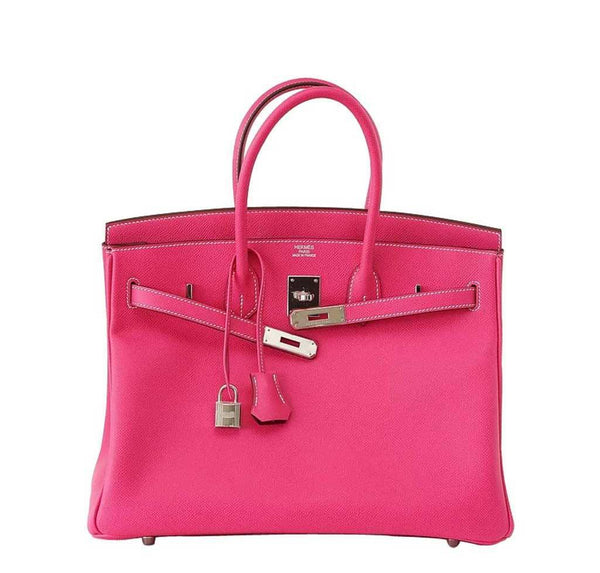 Hermes Birkin 35 Rose Tyrien New Open