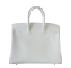 Hermes Birkin 35 White Club Lizard New Back