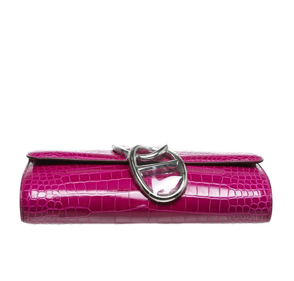 Hermes Egee Clutch Rose Scheherazade New Bottom