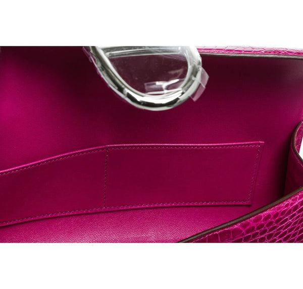 Hermes Egee Clutch Rose Scheherazade New Inside