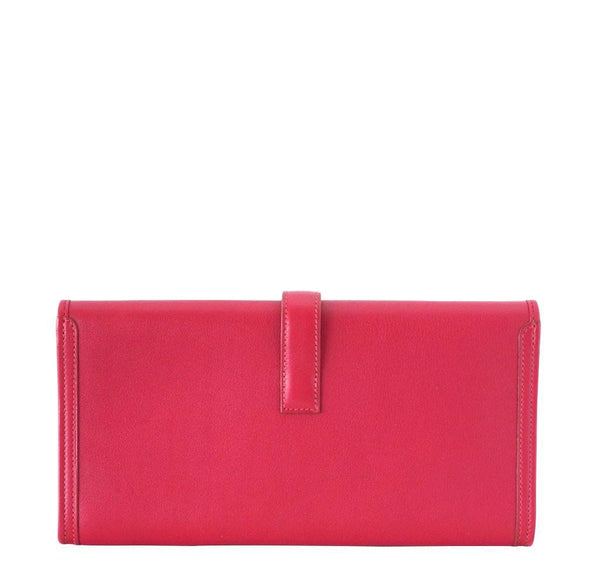 Hermes Jige 29 Rubis Clutch New Back