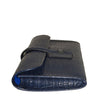 Hermes Jige Alligator Blue Indigo New Flat