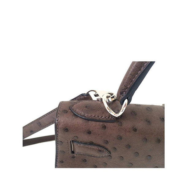 Hermes Kelly 28 Sellier Ostrich New Detail