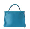 Hermes Kelly 32 Blue Izmir Used Back