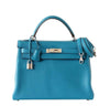 Hermes Kelly 32 Blue Izmir Bag 