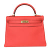 Hermes Kelly 32 Capucine Bag GHW