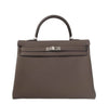 Hermes Kelly 35 Taupe Bag PHW