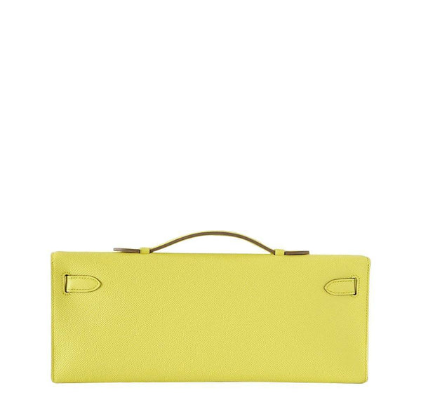 Hermes Kelly Cut Lime New Back