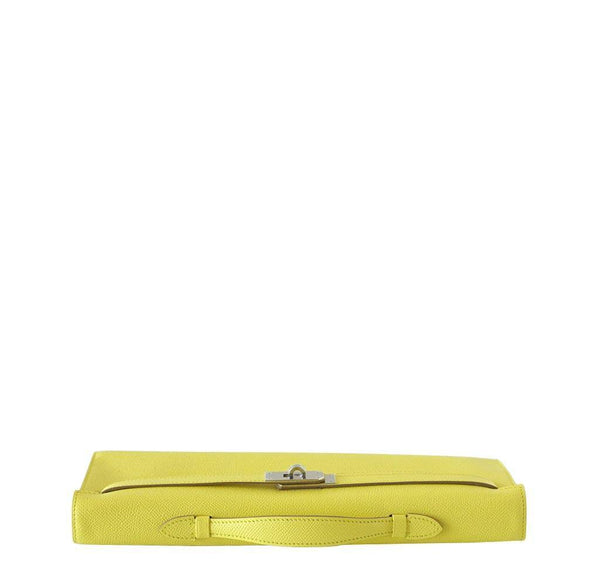 Hermes Kelly Cut Lime New Detail