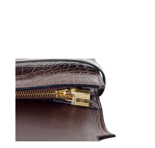 Hermes Kelly Long Wallet Havanne Used Detail