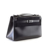 Hermes Kelly Pochette Special Order Black New Side