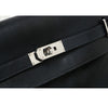 Hermes Kelly Relax Travel Black Used Engraving