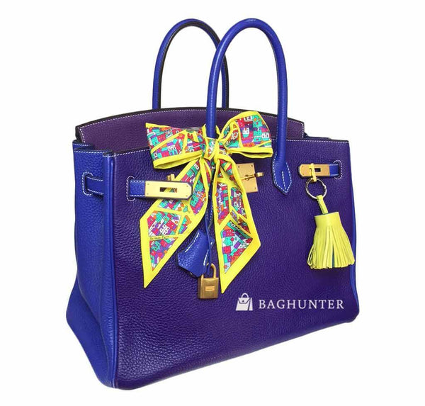 Hermes Special Order Iris Blue violet used open