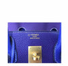 Hermes Special Order Iris Blue violet used engraving