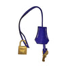 Hermes Special Order Iris Blue violet used lock