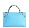 Hermes Tiny Kelly Blue New Back