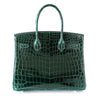 Hermes Birkin 30 Niloticus Crocodile Emeraude