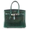 Hermes Birkin 30 Niloticus Crocodile Emeraude