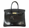 Hermes Birkin 35 Porosus Crocodile Bag 