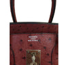 Hermes Birkin 35 Ostrich Rouge H Used Embossing