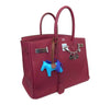 Hermes birkin 35 rouge vif red used side open