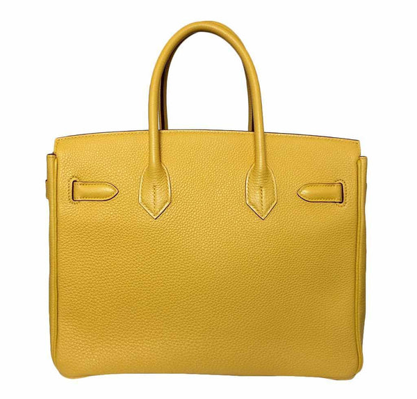 Hermes birkin Soleil yellow new back