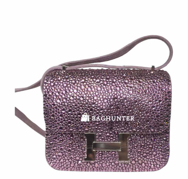 Hermes Constance Mini Bag Swarovski Crystals