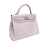 Hermes Kelly 32 Rose Dragee Used Side