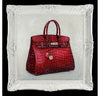 Original Rouge Hermes Birkin Painting