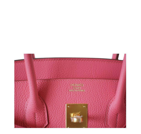 Hermes birkin 35 Rose Lipstick New Embossing