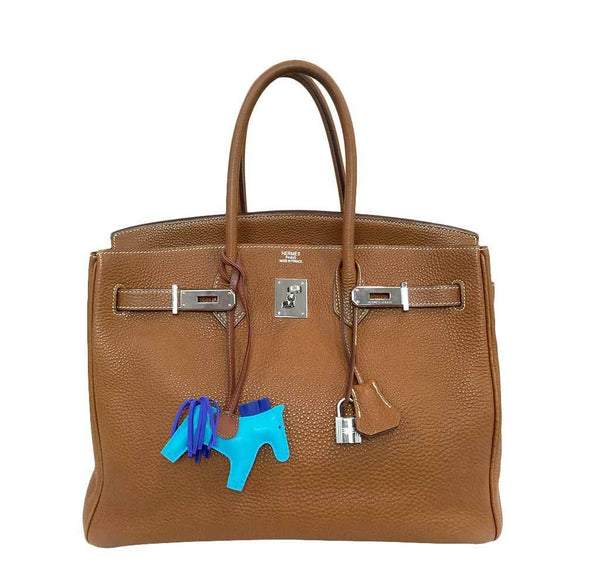 hermes birkin 35 brown used open