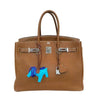 hermes birkin 35 brown used open