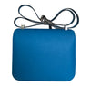 Hermes Constance 24 Bleu Zanzibar Swift palladium hardware pristine back