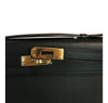 Hermes Kelly Cut Noir Swift gold hardware pristine engraving