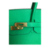 Hermes Birkin 35 Bamboo Green Togo gold hardware very good clasp