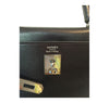 Hermes Kelly 35 Ebene Evergrain Calfskin very good palladium stamp