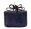 Hermes Constance 24 Vintage Navy Suede gold very good back