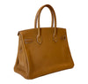  Hermès Birkin 30 Barenia Faubourg Fauve gold pristine back