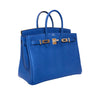 Hermes Birkin 25 Togo Bleu Zellige pristine palladium front side