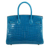 Hermes Birkin Blue Izmir Niloticus Crocodile