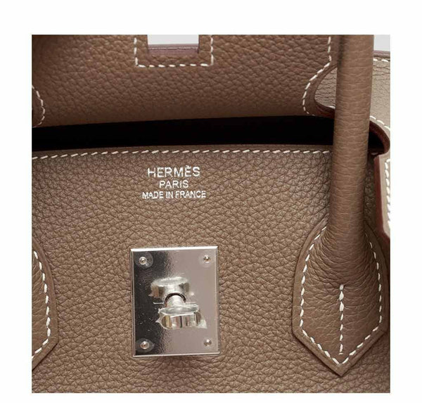 hermes birkin 35 etoupe new embossing