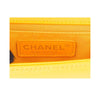 chanel boy flap bag yellow used detail