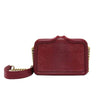 chanel stingray shoulder bag burgundy used back